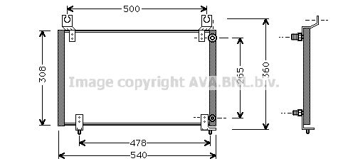 AVA QUALITY COOLING Kondensaator,kliimaseade MZ5119